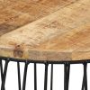 Coffee Table Round – 68×35 cm, Rough Mango Wood