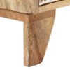 Cullman TV Cabinet 110x30x40 cm Solid Wood Mango