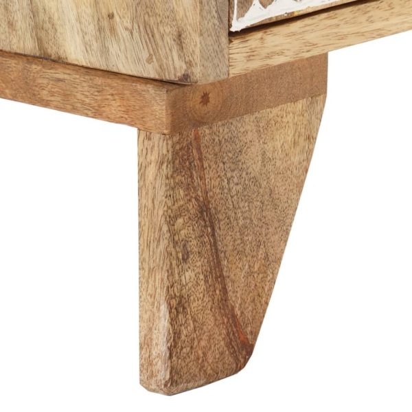 Cullman TV Cabinet 110x30x40 cm Solid Wood Mango