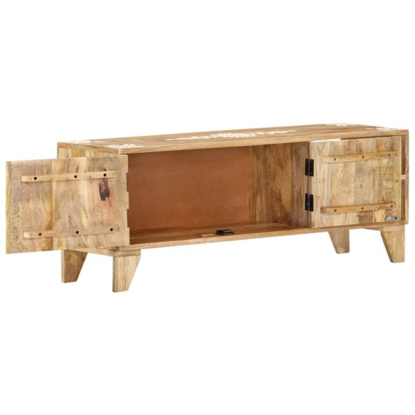 Cullman TV Cabinet 110x30x40 cm Solid Wood Mango