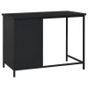 Industrial Desk with Drawers 105x52x75 cm Steel – Black
