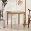 Conshohocken Side Table 45x45x45 cm Solid Wood Teak