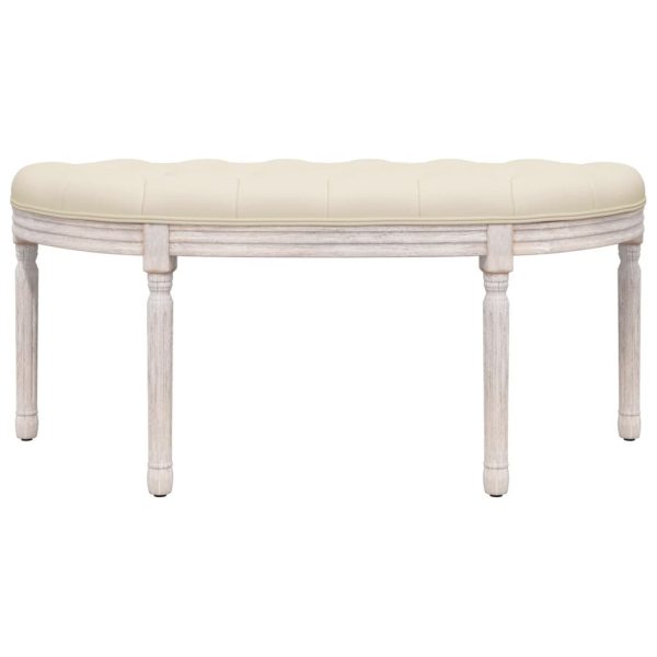 Bench – 110.5x45x49 cm, Beige