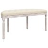 Bench – 110.5x45x49 cm, Beige