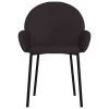 Dining Chairs 2 pcs Black Faux Leather