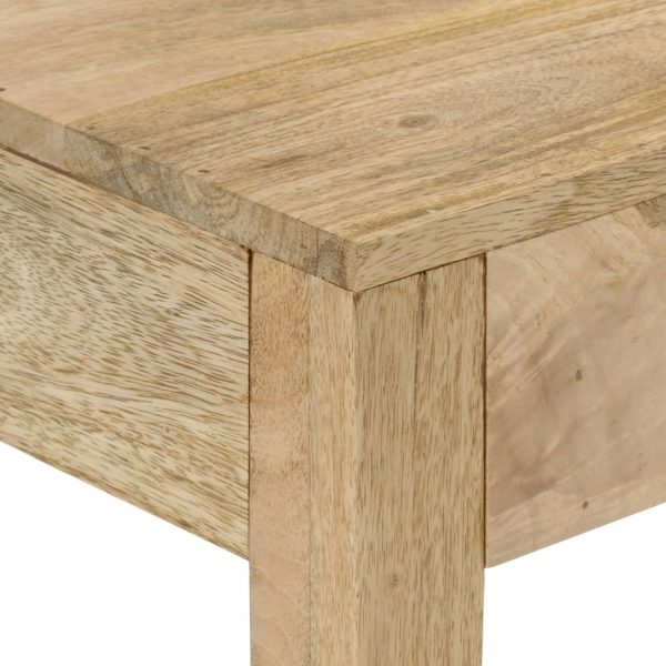Console Table 110x30x75 cm Solid Bleached Wood Mango