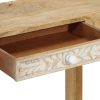 Console Table 110x30x75 cm Solid Bleached Wood Mango