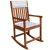 Outdoor Rocking Chair Acacia Wood