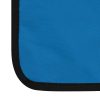 Folding Beach Mats 2 pcs Steel and Fabric – Blue