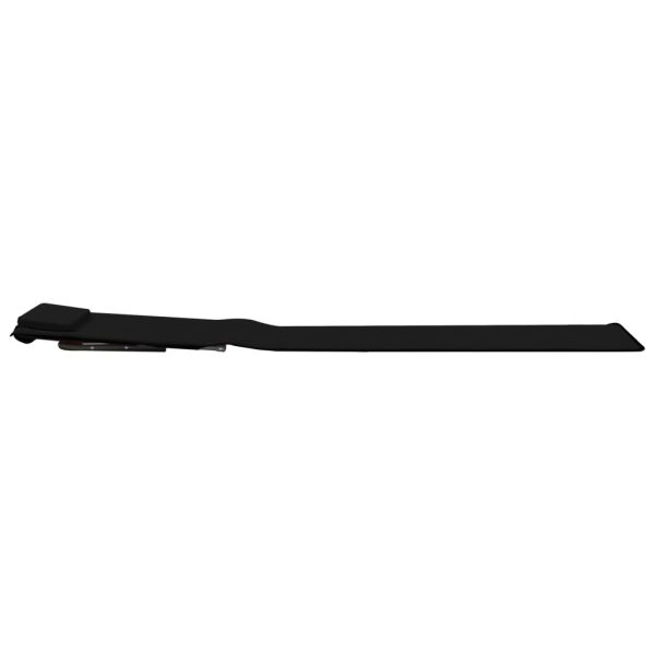 Folding Beach Mats 2 pcs Steel and Fabric – Black