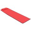 Folding Beach Mats 2 pcs Steel and Fabric – Red