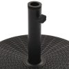 Parasol Base Black Round 25 kg