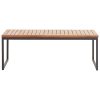 Coffee Table 100x60x36cm Solid Acacia Wood and Steel