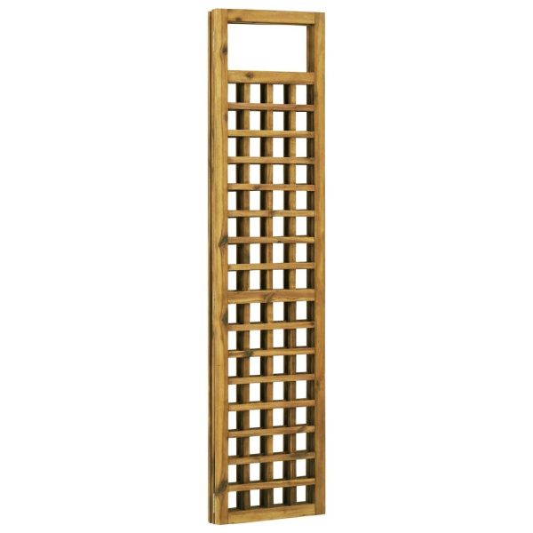 Hulton 3-Panel Room Divider/Trellis Solid Acacia Wood 120×170 cm