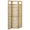 Hulton 3-Panel Room Divider/Trellis Solid Acacia Wood 120×170 cm