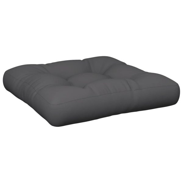 Pallet Cushion Anthracite 60x61x10 cm Fabric