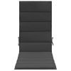 Sunlounger Cushion Anthracite 190x60x4 cm