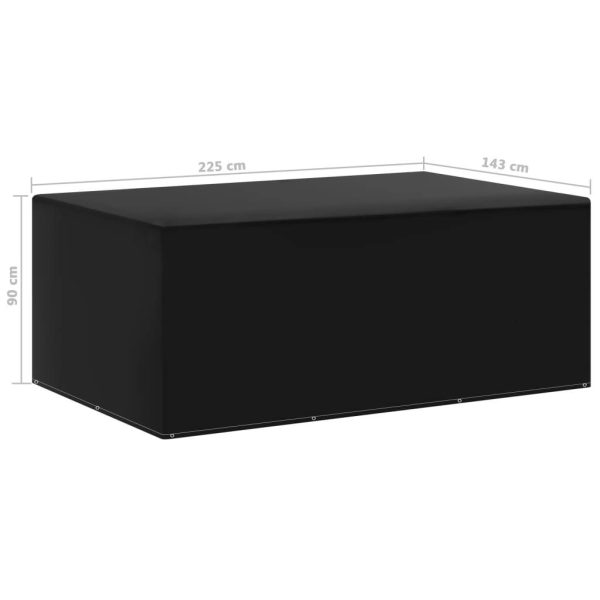 Garden Furniture Cover 8 Eyelets – 143x225x90 cm, 1