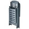 Folding Sun Lounger Plastic – Green