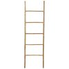 Towel Ladder with 5 Rungs 170 cm Bamboo