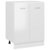 Bottom Cabinet High Gloss White 60x46x81.5 cm Engineered Wood