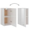 Hanging Cabinet High Gloss White 29.5x31x60 cm Chipboard