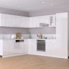 Hanging Cabinet High Gloss White 29.5x31x60 cm Chipboard