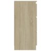 Sideboard 60x35x76 cm Engineered Wood – Sonoma oak