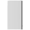 Hanging Glass Cabinet Grey 60x31x60 cm Chipboard