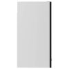 Hanging Glass Cabinet High Gloss Black 60x31x60 cm Chipboard