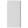 Hanging Glass Cabinet Concrete Grey 80x31x60 cm Chipboard