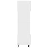 Microwave Cabinet Concrete Grey 60x57x207 cm Engineered Wood