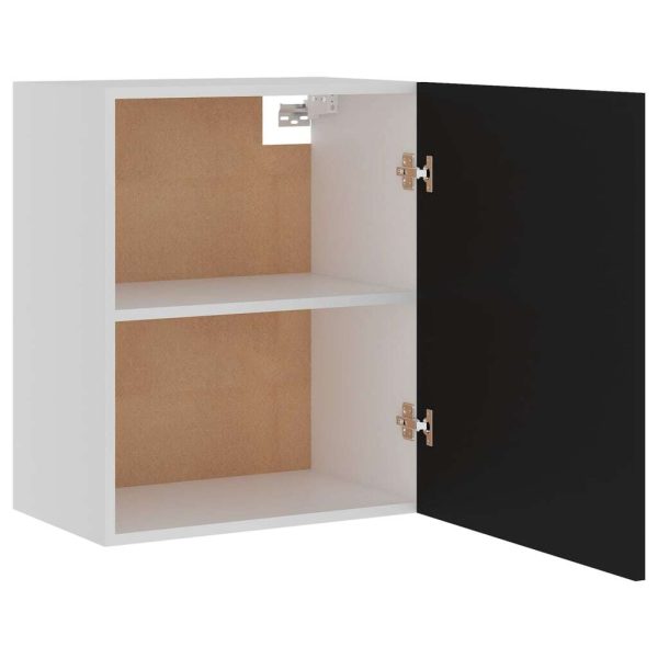 Hanging Cabinets 2 pcs Black 50x31x60 cm Chipboard