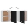 Hanging Cabinets 2 pcs Black 50x31x60 cm Chipboard