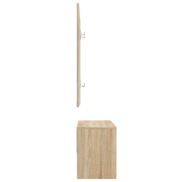 Hallway Furniture Set Engineered Wood – Sonoma oak