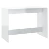 3 Piece Dining Set Engineered Wood – High Gloss White