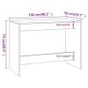 3 Piece Dining Set Engineered Wood – High Gloss White