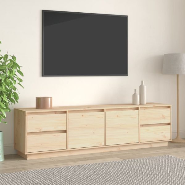 Bishopstoke TV Cabinet 176x37x47.5 cm Solid Wood Pine