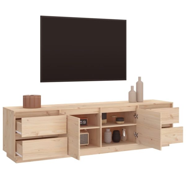 Bishopstoke TV Cabinet 176x37x47.5 cm Solid Wood Pine
