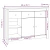 Sideboard 100x35x74 cm Solid Wood Pine