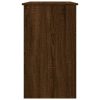 Desk 90x45x76 cm Engineered Wood – Brown Oak