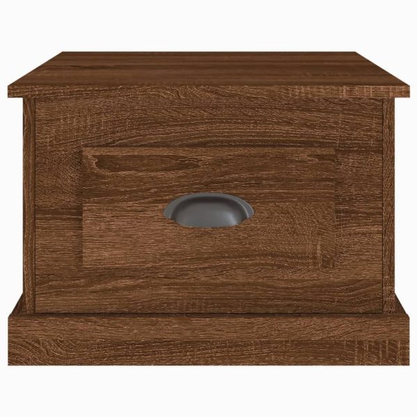 Coffee Table 50x50x35 cm Engineered Wood – Brown Oak