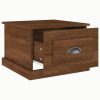 Coffee Table 50x50x35 cm Engineered Wood – Brown Oak
