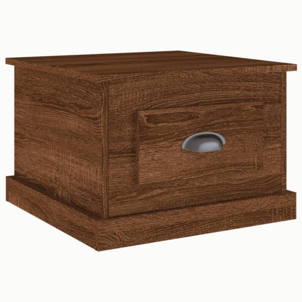 Coffee Table 50x50x35 cm Engineered Wood – Brown Oak