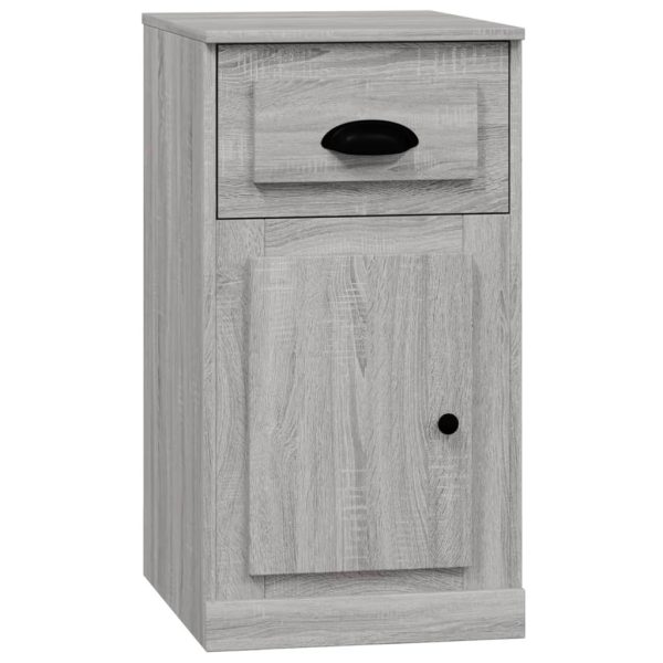 Side Cabinet with Drawer 40x50x75 cm Engineered Wood – Grey Sonoma