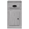 Side Cabinet with Drawer 40x50x75 cm Engineered Wood – Grey Sonoma