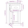 Side Cabinet with Drawer 40x50x75 cm Engineered Wood – Grey Sonoma