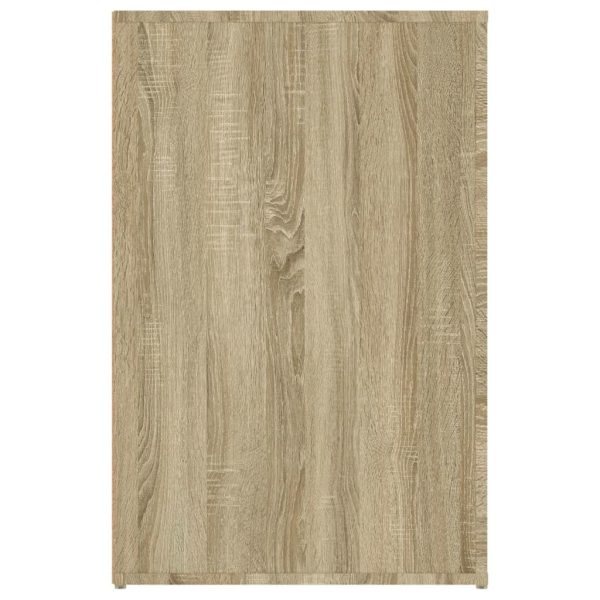 Desk 100x49x75 cm Engineered Wood – Sonoma oak