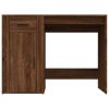Desk 100x49x75 cm Engineered Wood – Brown Oak