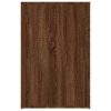 Desk 100x49x75 cm Engineered Wood – Brown Oak